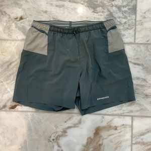 NWT Patagonia Men’s Strider Pro Shorts 5” green. Small